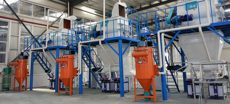 膩子粉生產(chǎn)線(xiàn) 膩子粉生產(chǎn)線(xiàn)